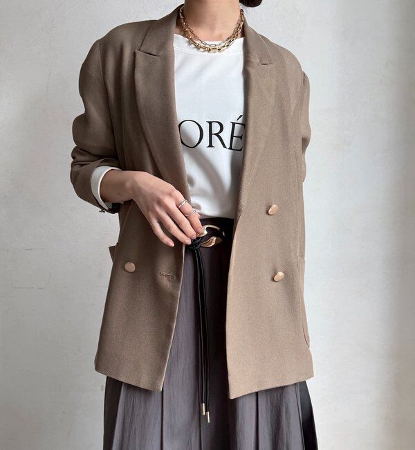  「メッシュダブルジャケット」|テーラードジャケット|