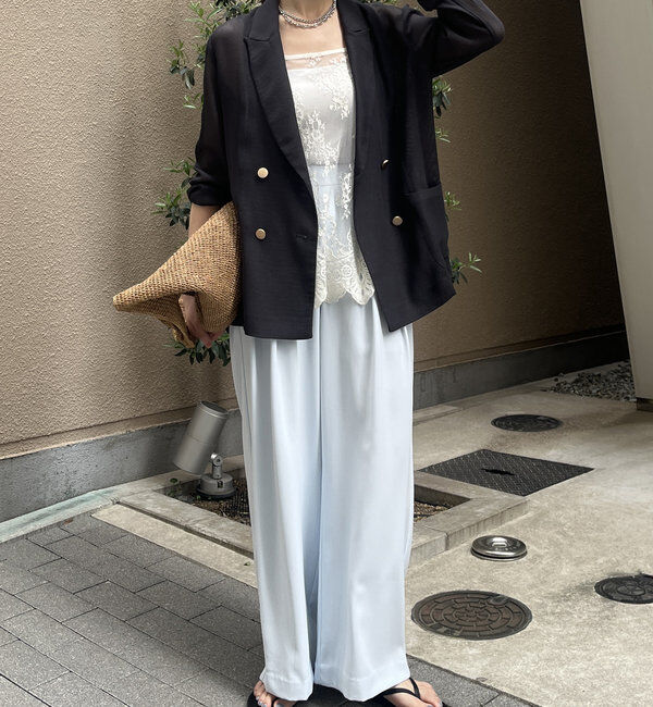  「メッシュダブルジャケット」|テーラードジャケット|