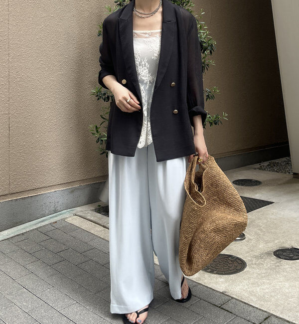  「メッシュダブルジャケット」|テーラードジャケット|