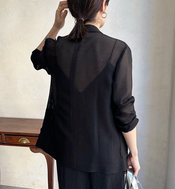  「メッシュダブルジャケット」|テーラードジャケット|