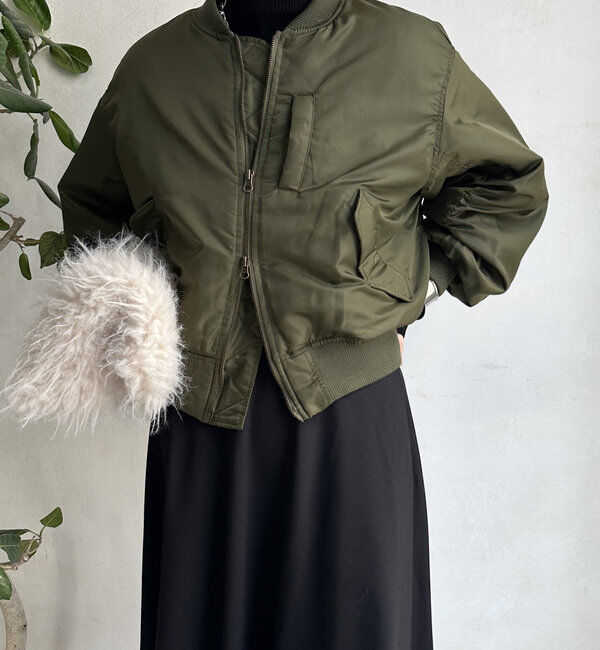  「【WEB限定】MA-1ショートブルゾン」|ブルゾン・スタジャン|