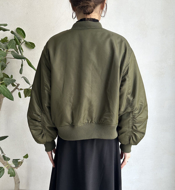  「【WEB限定】MA-1ショートブルゾン」|ブルゾン・スタジャン|