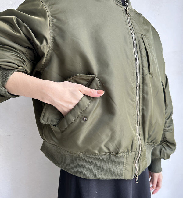  「【WEB限定】MA-1ショートブルゾン」|ブルゾン・スタジャン|