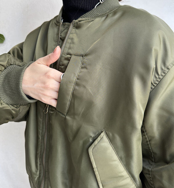  「【WEB限定】MA-1ショートブルゾン」|ブルゾン・スタジャン|