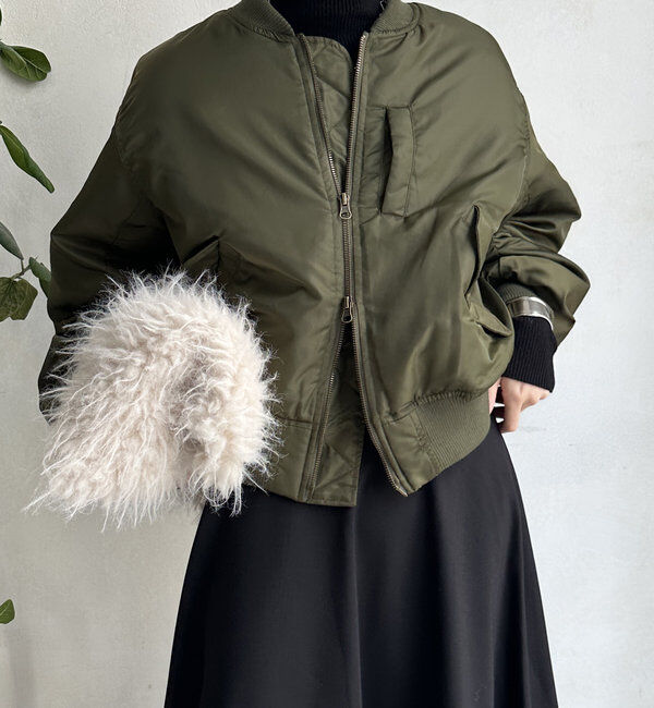  「【WEB限定】MA-1ショートブルゾン」|ブルゾン・スタジャン|