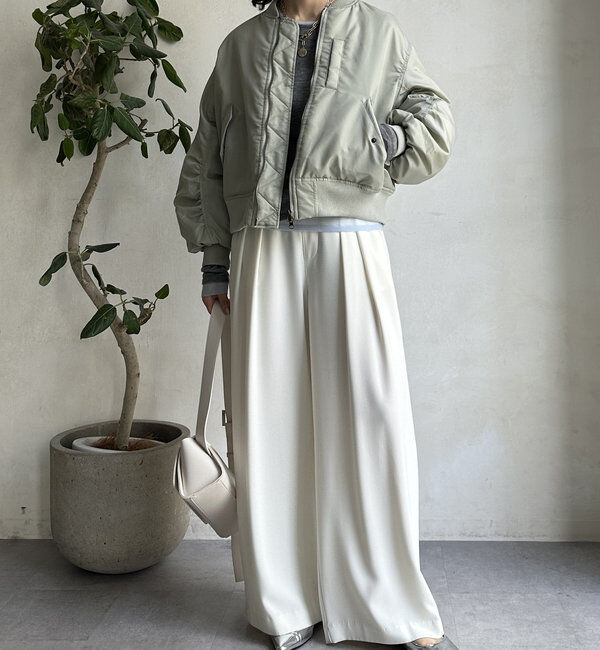  「【WEB限定】MA-1ショートブルゾン」|ブルゾン・スタジャン|