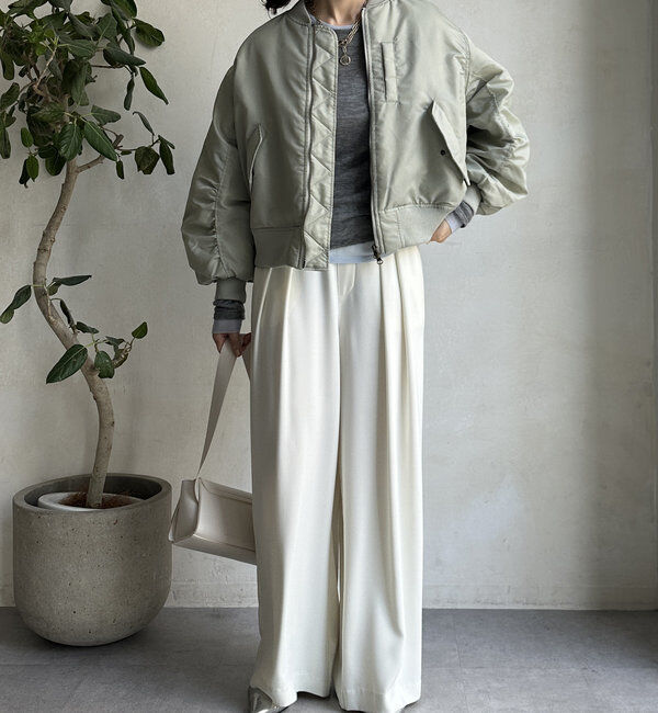  「【WEB限定】MA-1ショートブルゾン」|ブルゾン・スタジャン|