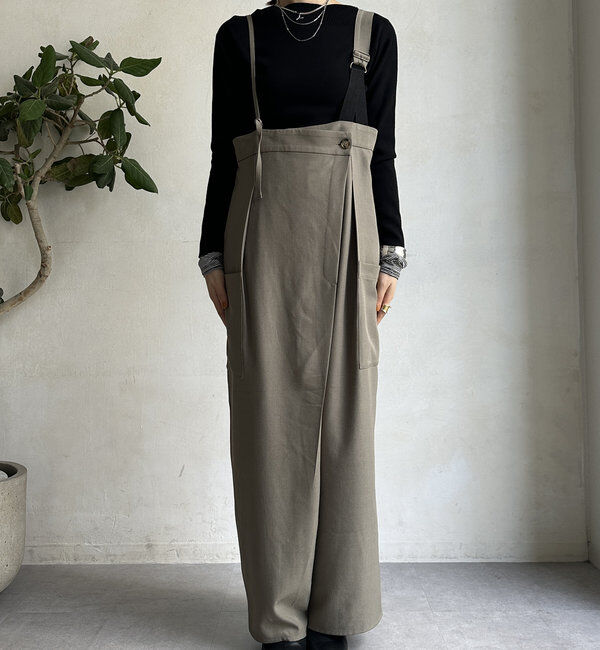  「【WEB限定】アシメサロペット」|ワンピース|