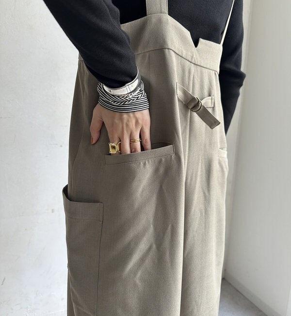  「【WEB限定】アシメサロペット」|ワンピース|