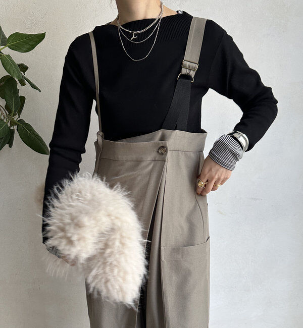  「【WEB限定】アシメサロペット」|ワンピース|