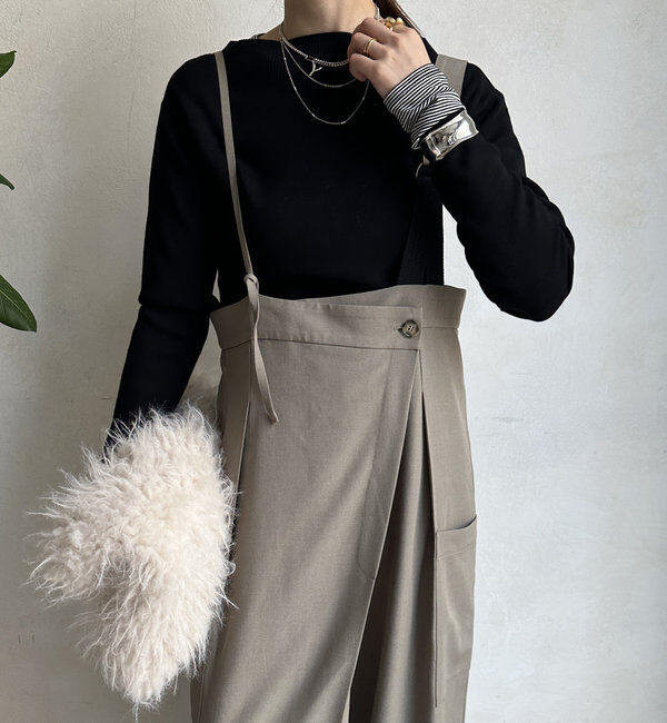  「【WEB限定】アシメサロペット」|ワンピース|