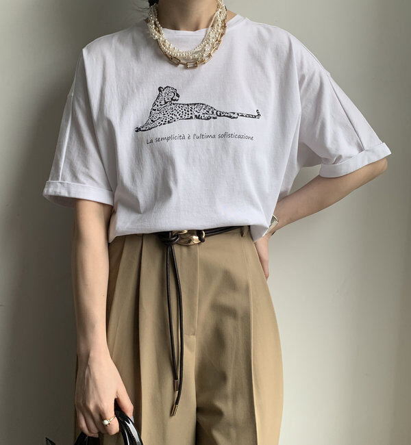  「【WEB限定】ジャガープリントTEE」|Tシャツ・カットソー|オフホワイト