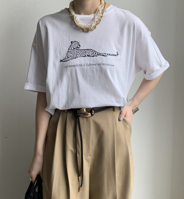  「【WEB限定】ジャガープリントTEE」|Tシャツ・カットソー|