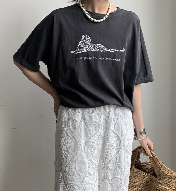  「【WEB限定】ジャガープリントTEE」|Tシャツ・カットソー|