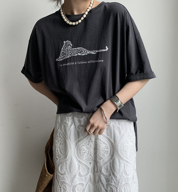  「【WEB限定】ジャガープリントTEE」|Tシャツ・カットソー|