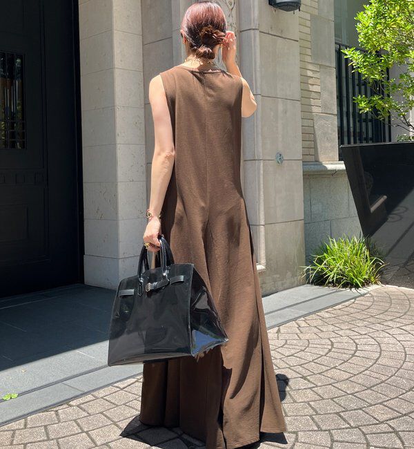  「チュール切替マーメイドフレアワンピース」|ワンピース|