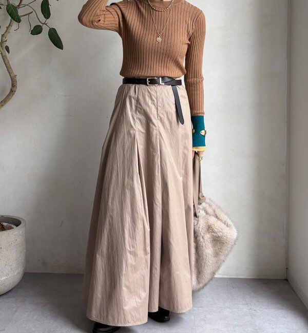  「【WEB限定】レイヤード配色シアースリーブプルオーバー」|ニット・セーター|