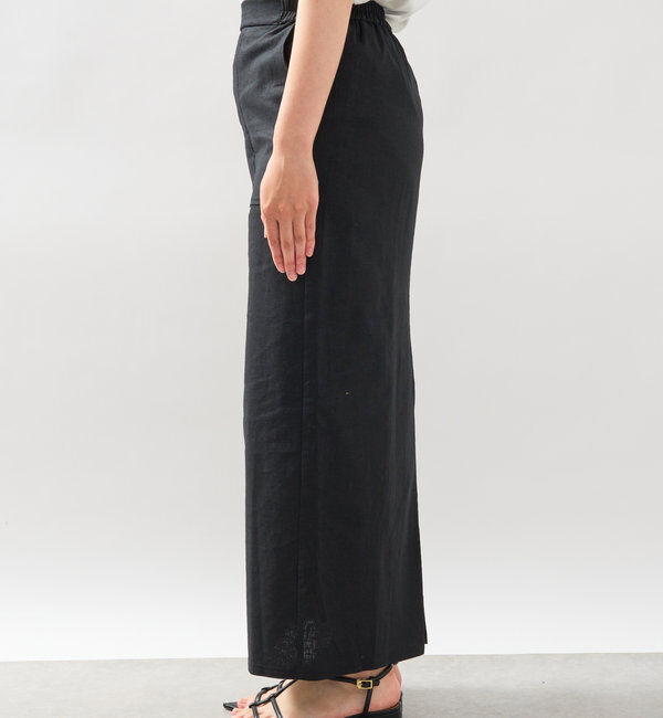  「《女性らしく着こなせる》ストレッチリネンタイトスカート」|スカート|