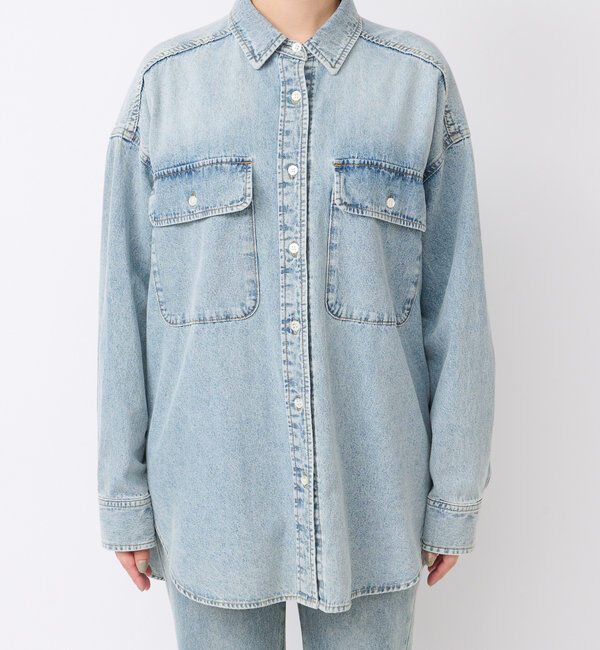  「【ベストセラー】【MONN.:.(モン)】ビッグデニムシャツ」|シャツ・ブラウス|