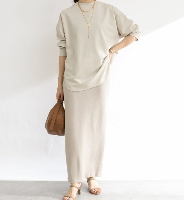  「【ウォッシャブル/しわになりにくい】カットジョーゼットプルオーバー」|Tシャツ・カットソー|