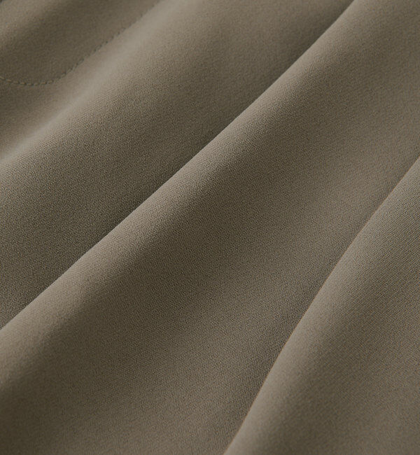  「【ウォッシャブル】【シーズンレスで使える】タックワイドスラックス」|チノ|