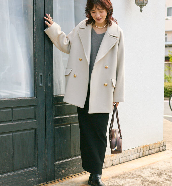  「【2サイズ展開】ラグランPコート」|その他|