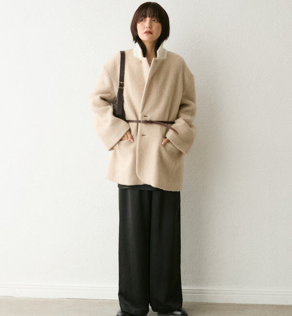  「【コーデのポイントに】レザー細ベルト」|ベルト|