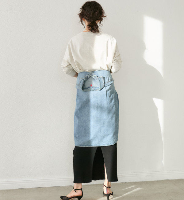  「【キャッチーなロゴが◎】パイルワッペンロンTee」|Tシャツ・カットソー|