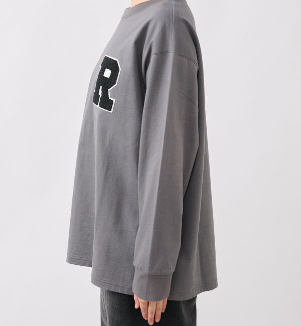  「【キャッチーなロゴが◎】パイルワッペンロンTee」|Tシャツ・カットソー|