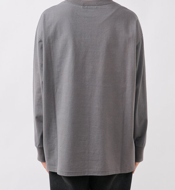  「【キャッチーなロゴが◎】パイルワッペンロンTee」|Tシャツ・カットソー|