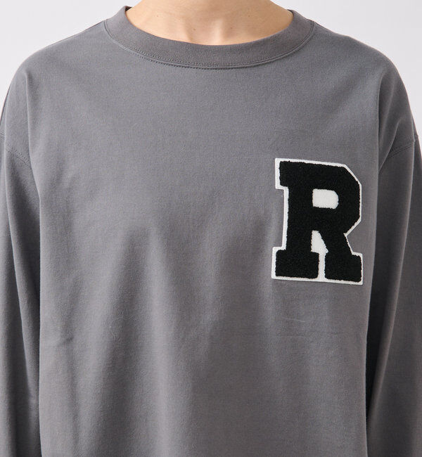  「【キャッチーなロゴが◎】パイルワッペンロンTee」|Tシャツ・カットソー|