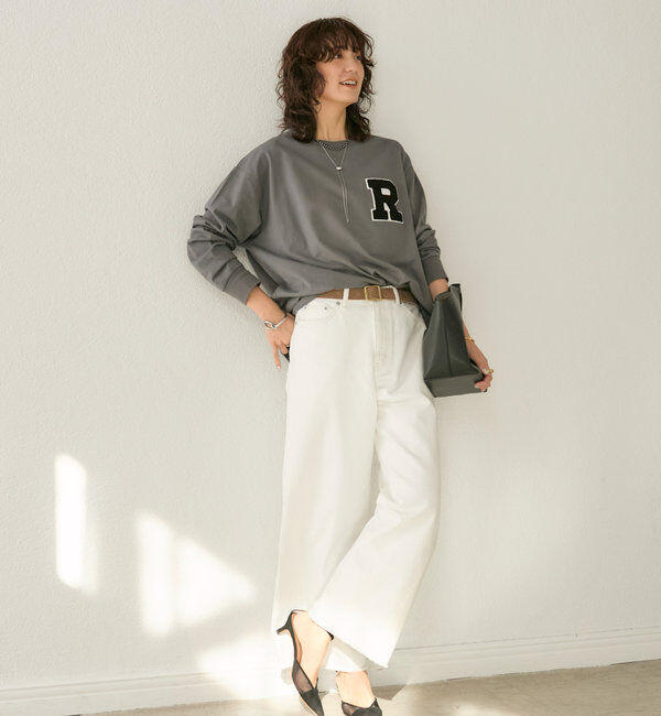  「【キャッチーなロゴが◎】パイルワッペンロンTee」|Tシャツ・カットソー|