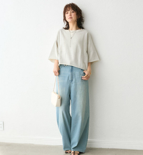  「【R.good(アールドットグッド)】オーバルボールショートネックレス」|リング|