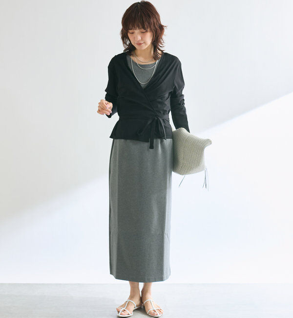  「【R.good(アールドットグッド)】オーバルボールショートネックレス」|リング|