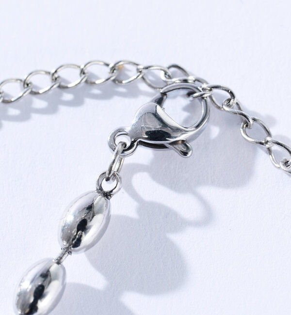  「【R.good(アールドットグッド)】オーバルボールショートネックレス」|リング|