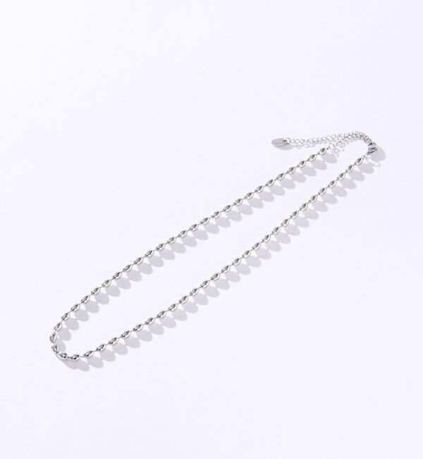  「【R.good(アールドットグッド)】オーバルボールショートネックレス」|リング|