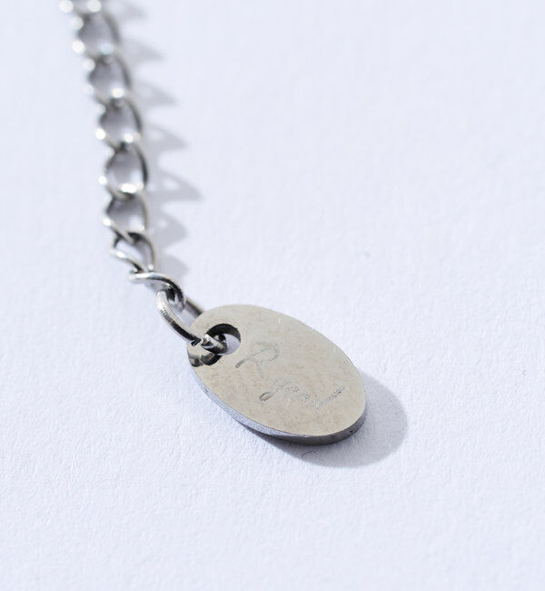  「【R.good(アールドットグッド)】オーバルボールショートネックレス」|リング|