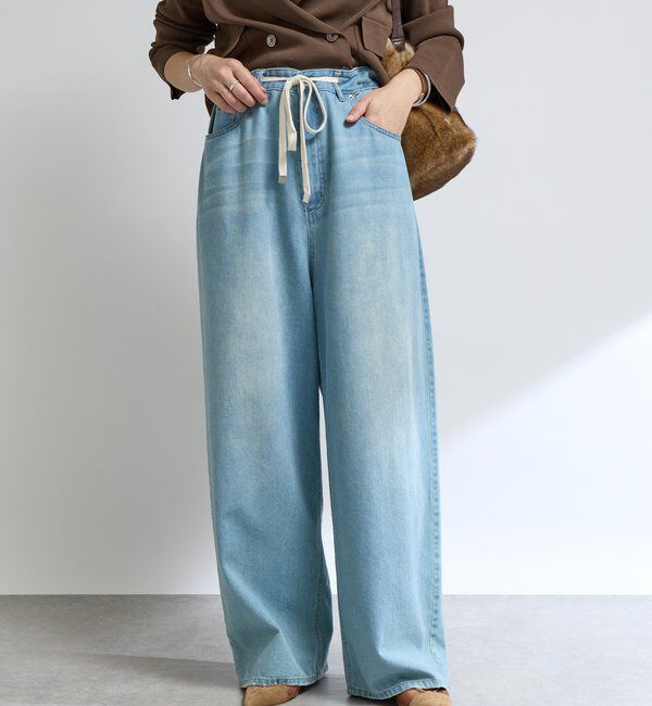  「【柔らかな履き心地】ドロストルーズデニム」|デニム|