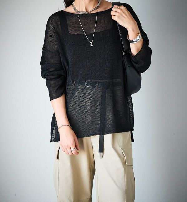  「メランジルーズニット」|ニット・セーター|