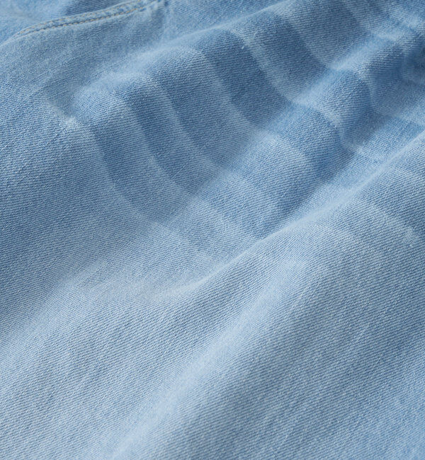  「【MONN.:.(モン)】ライトデニムワイドパンツ」|デニム|