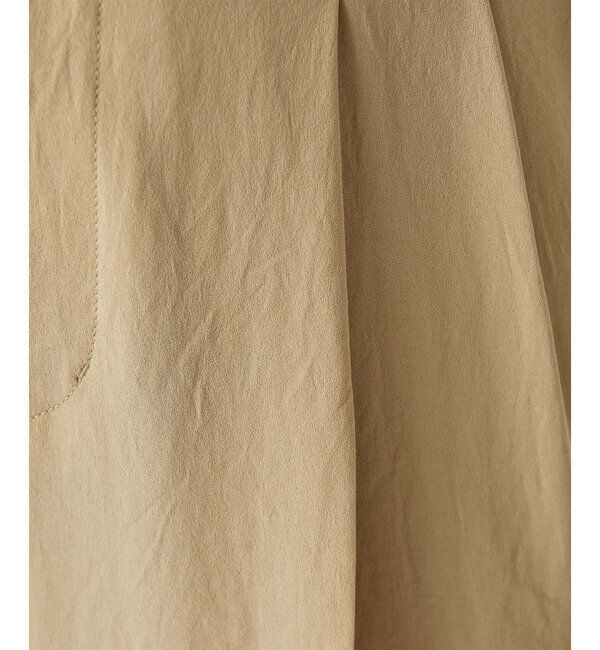  「ジャージーワイドタックパンツ」|スラックス|