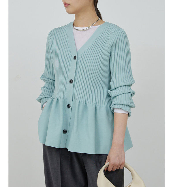  「【前後2way】ペプラム2WAYカーデ」|ニット・セーター|