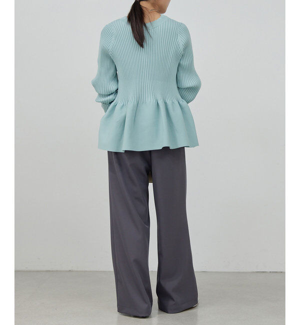  「【前後2way】ペプラム2WAYカーデ」|ニット・セーター|