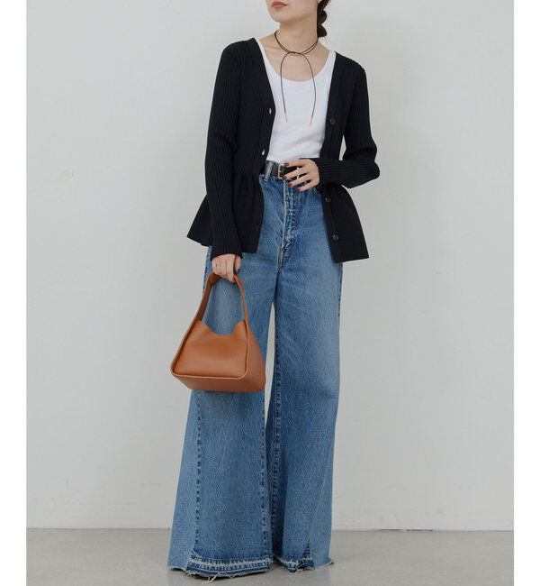  「【前後2way】ペプラム2WAYカーデ」|ニット・セーター|