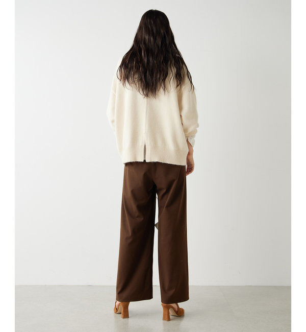  「【MANAKA企画】バックスリットVニット」|ニット・セーター|