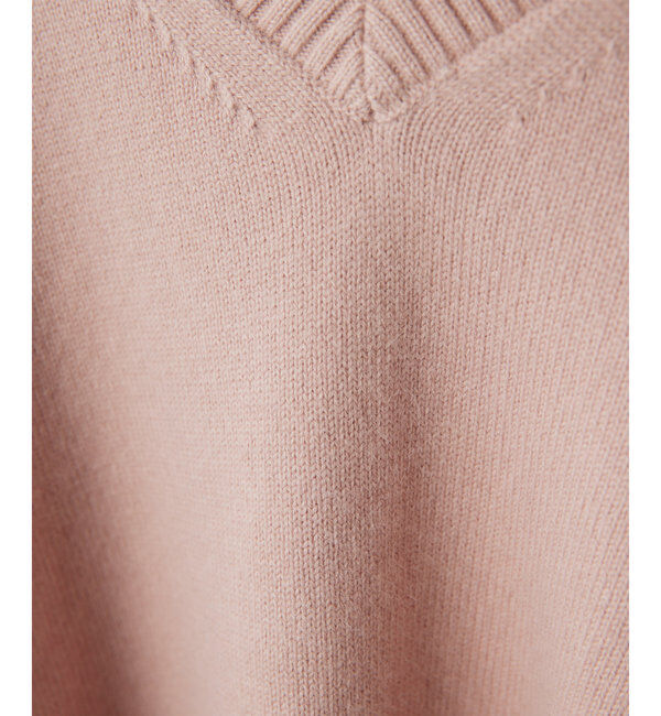  「【MANAKA企画】バックスリットVニット」|ニット・セーター|