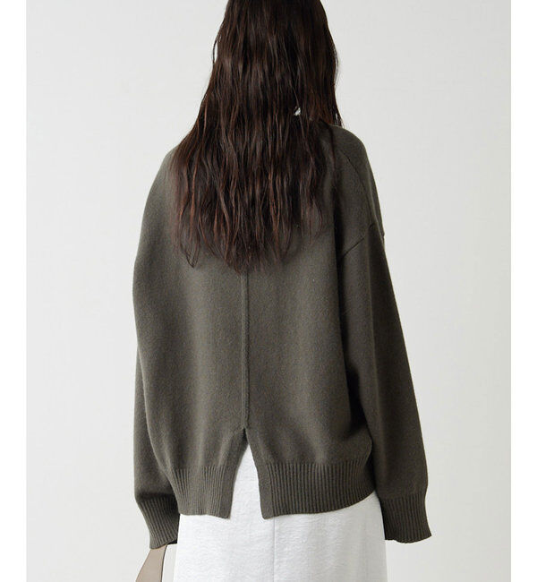  「【MANAKA企画】バックスリットVニット」|ニット・セーター|