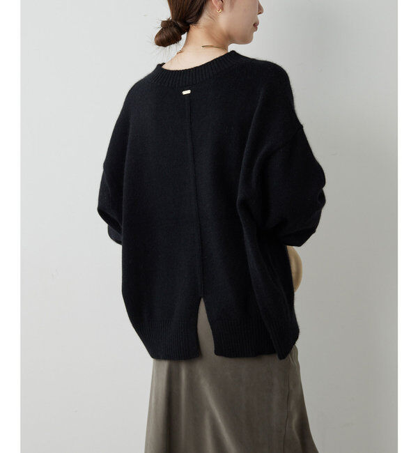  「【MANAKA企画】バックスリットVニット」|ニット・セーター|