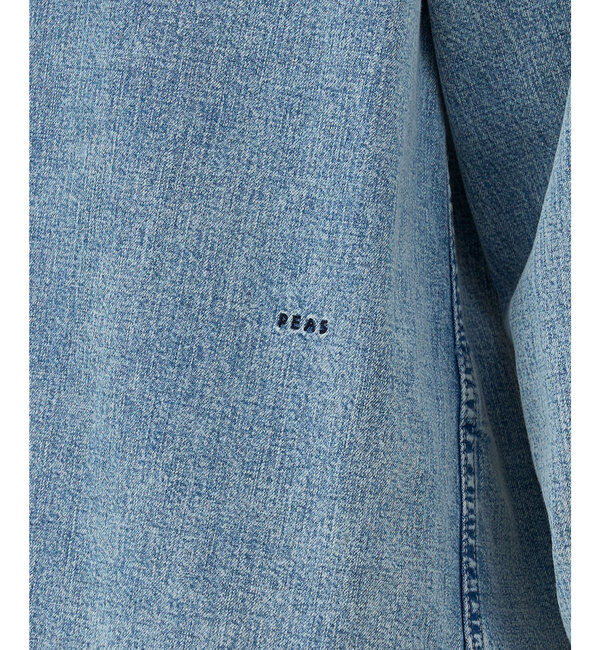  「【PEAS】ライトオンスデニムシャツ」|シャツ・ブラウス|