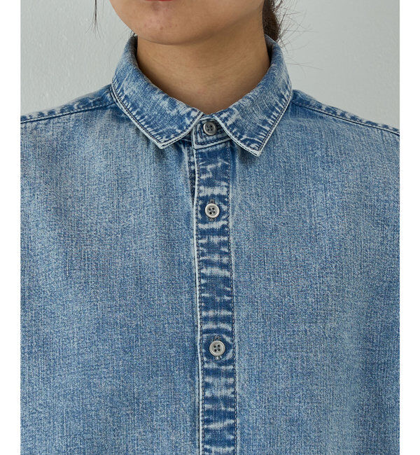  「【PEAS】ライトオンスデニムシャツ」|シャツ・ブラウス|